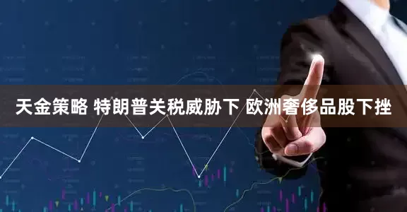 天金策略 特朗普关税威胁下 欧洲奢侈品股下挫
